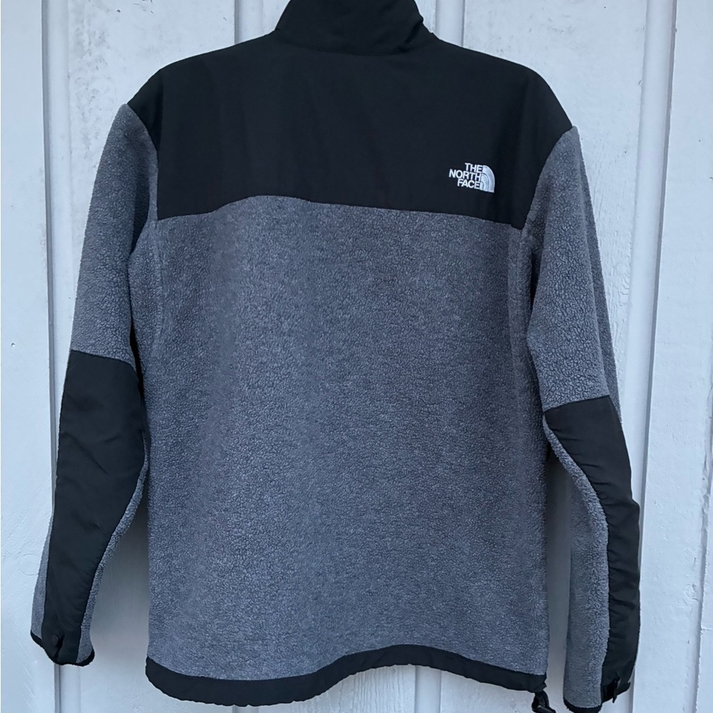 The North Face Men’s Small Polartec Fleece Jacket Black Gray Outdoor Full Zip - Picture 4 of 15